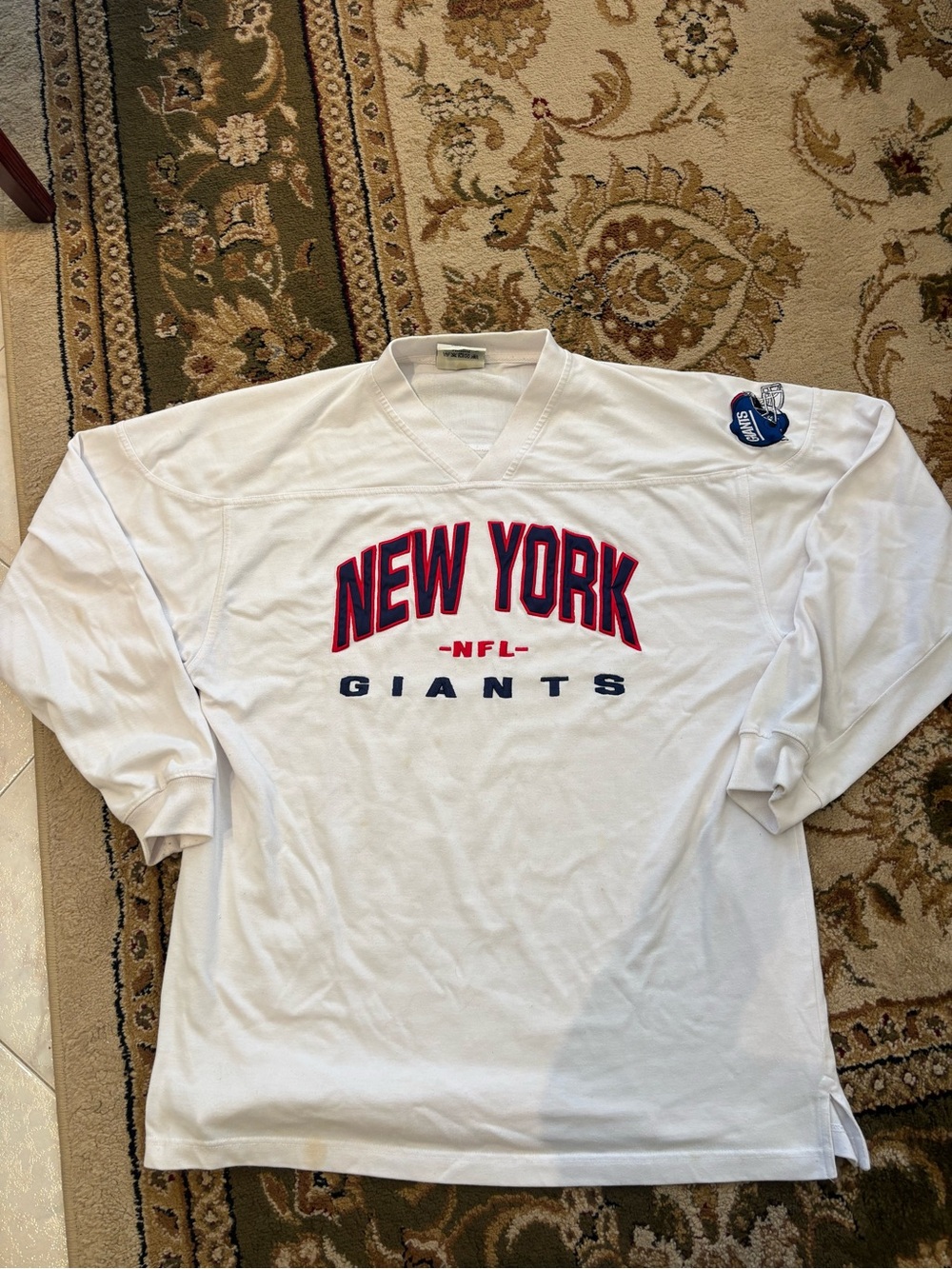Vintage New York Giants Long Sleeve 
V-Neck size XL
